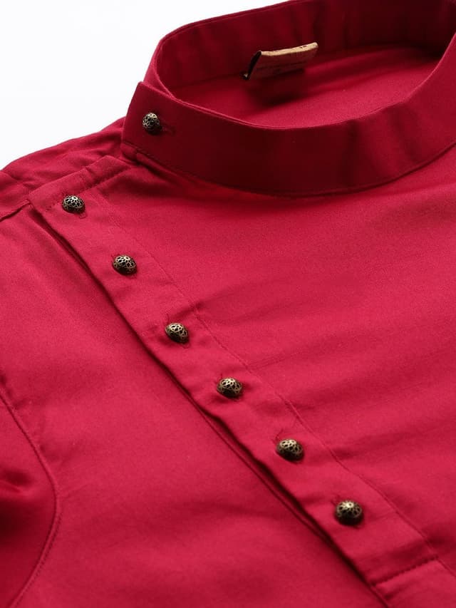 Manyavar Red Kurta